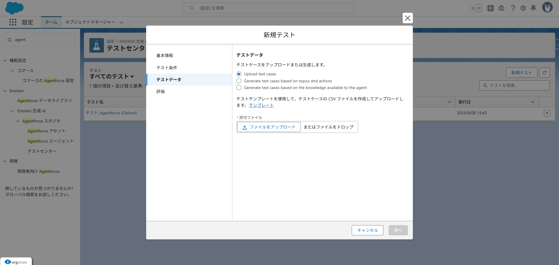 FireShot Capture 253 - テストセンター - Salesforce_ - [orgfarm-9a04bc6909-dev-ed.develop.lightning.force.com]